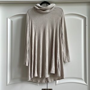 Lush ribbed fleece sweater dress/tunic